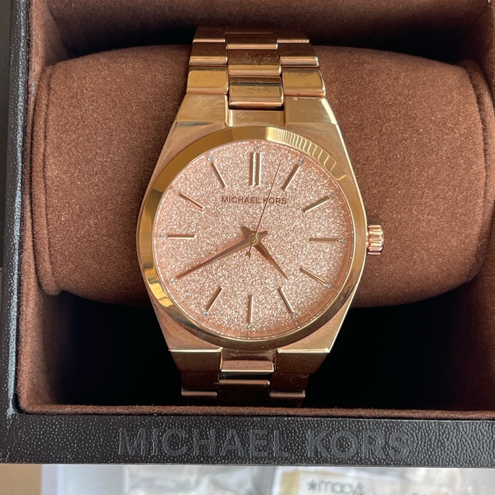 SOLD- Michael Kors MK6624 Channing Rose Gold 36MM Watch